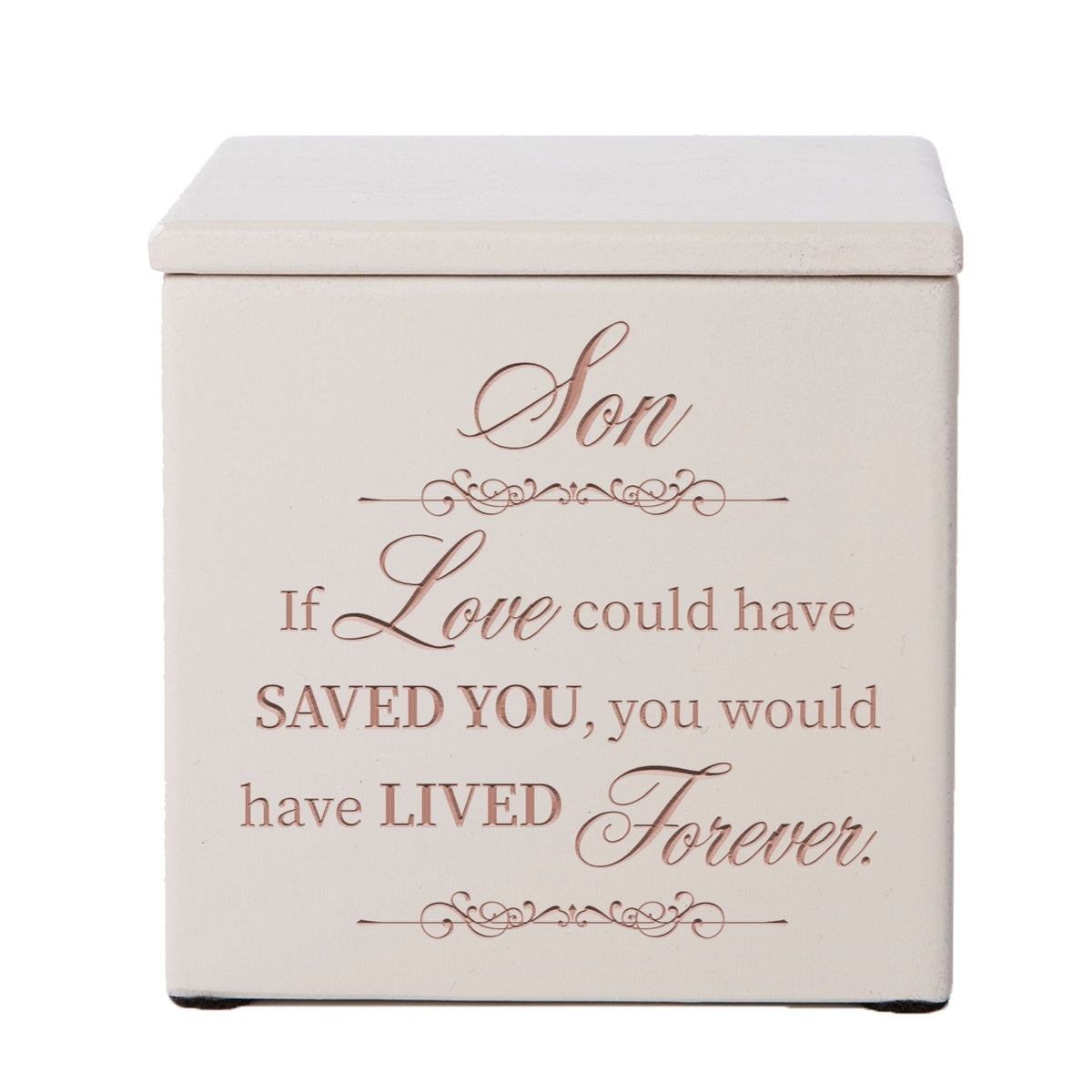 Premium Wooden Memorial Keepsake Urns for Beloved Son