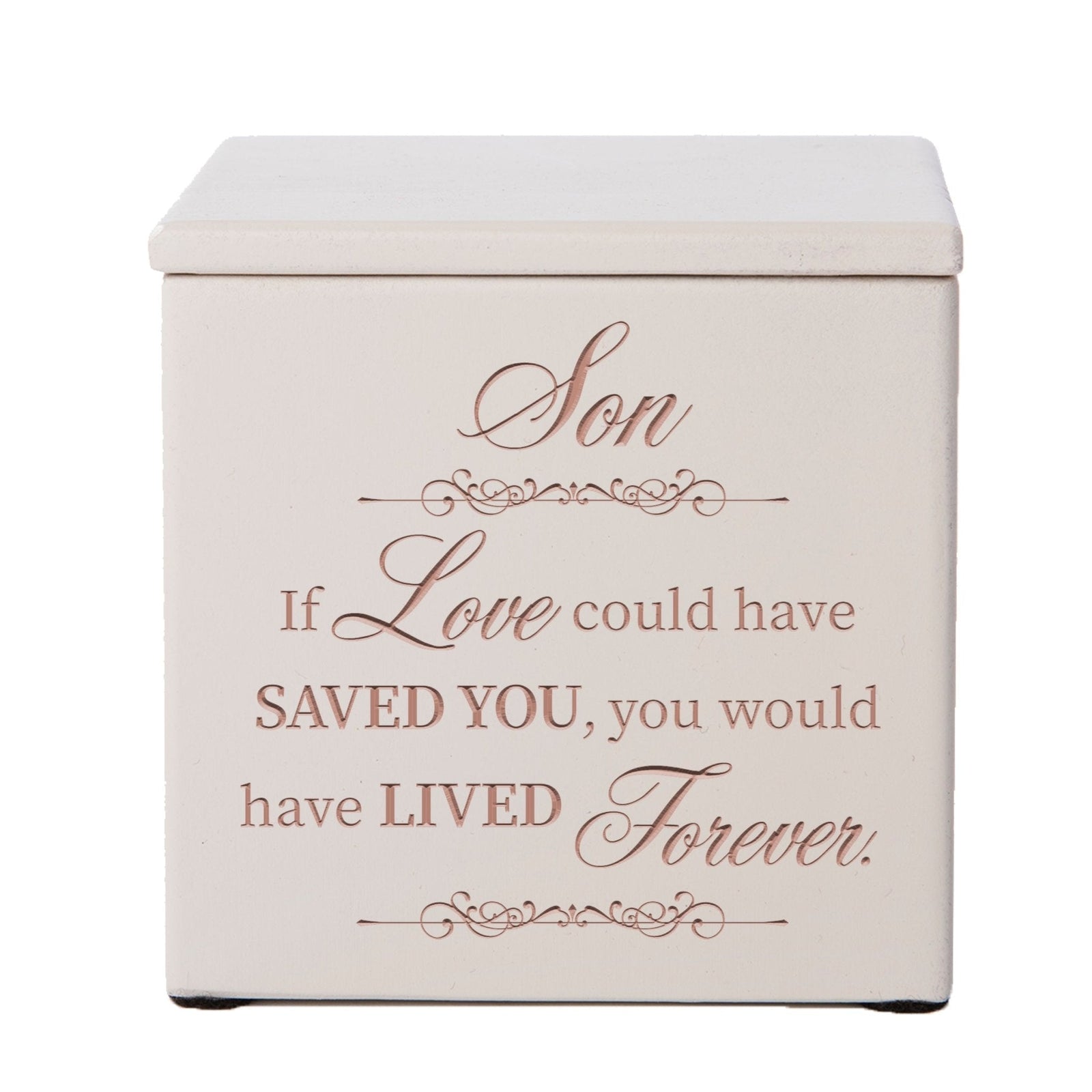 Premium Wooden Memorial Keepsake Urns for Beloved Son