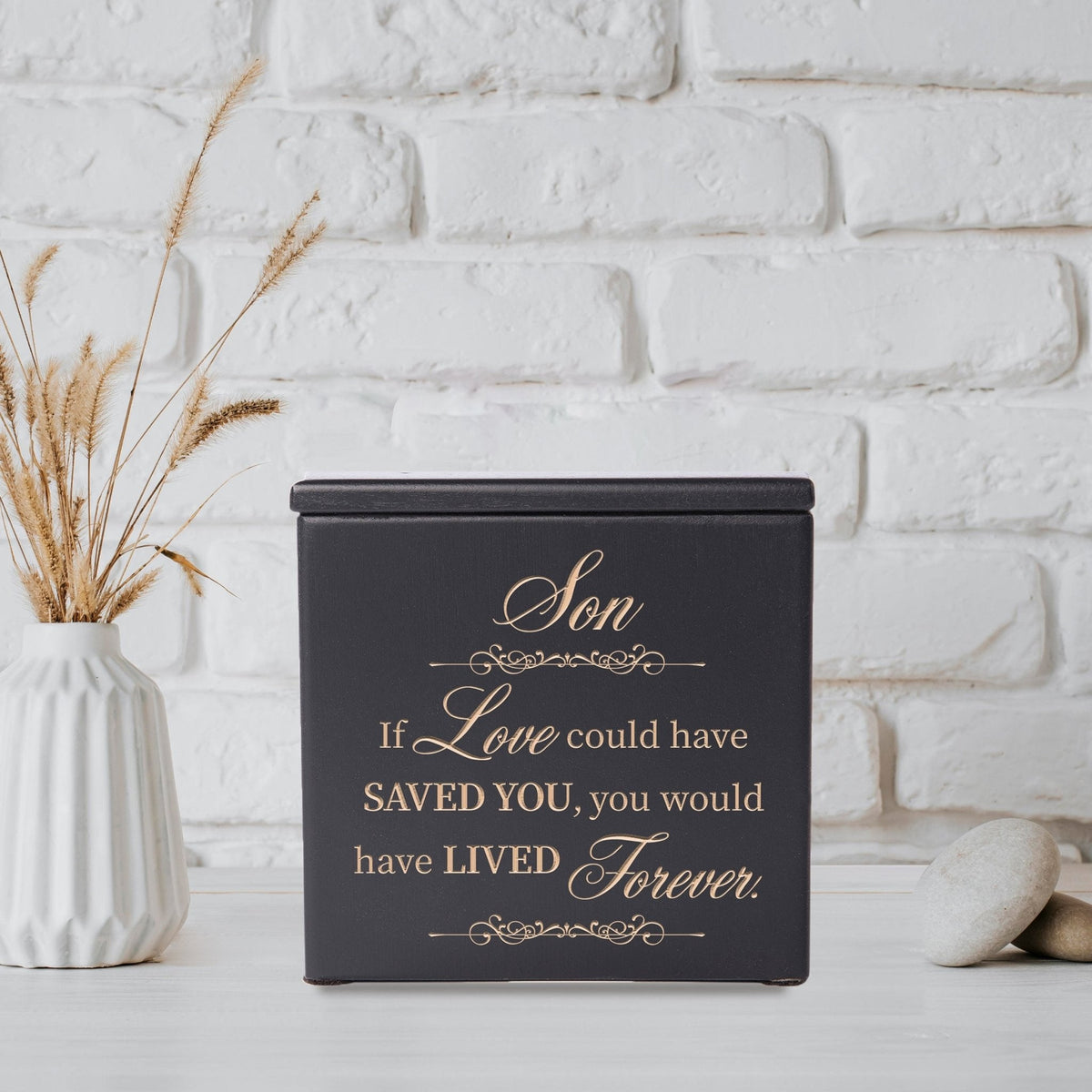 Handcrafted Wooden Keepsake Urns for a Beloved Son