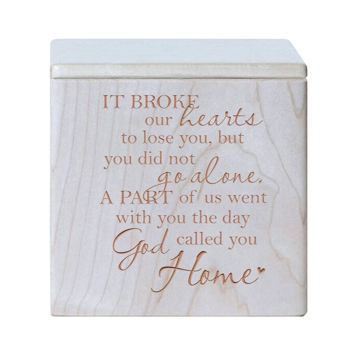 Funeral Wooden Keepsake Urn Box for Beloved Companion