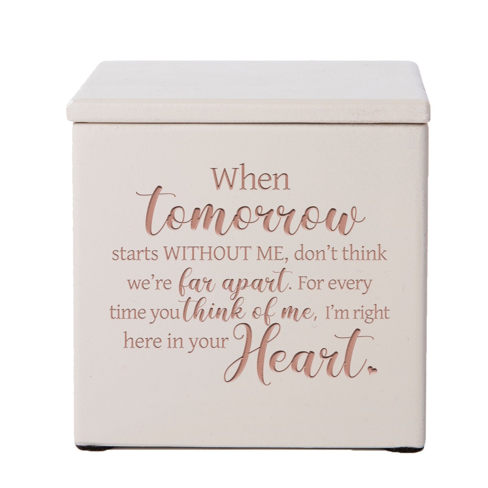 Funeral Wooden Keepsake Urn Box for Beloved Companion