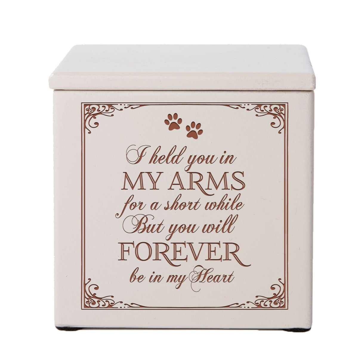 Handcrafted Pet Cremation Urn Box with Engraving
