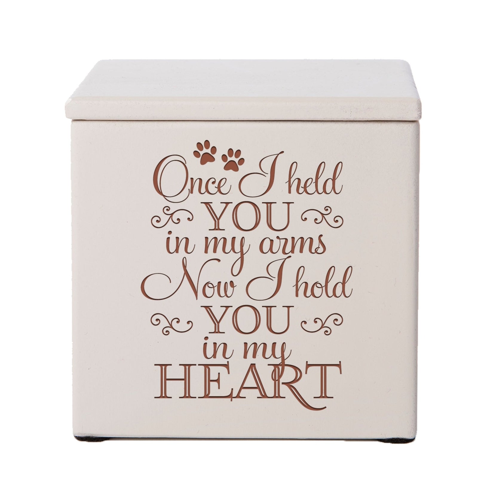 Wooden Memorial Pet Tabletop Cremation Urn Box