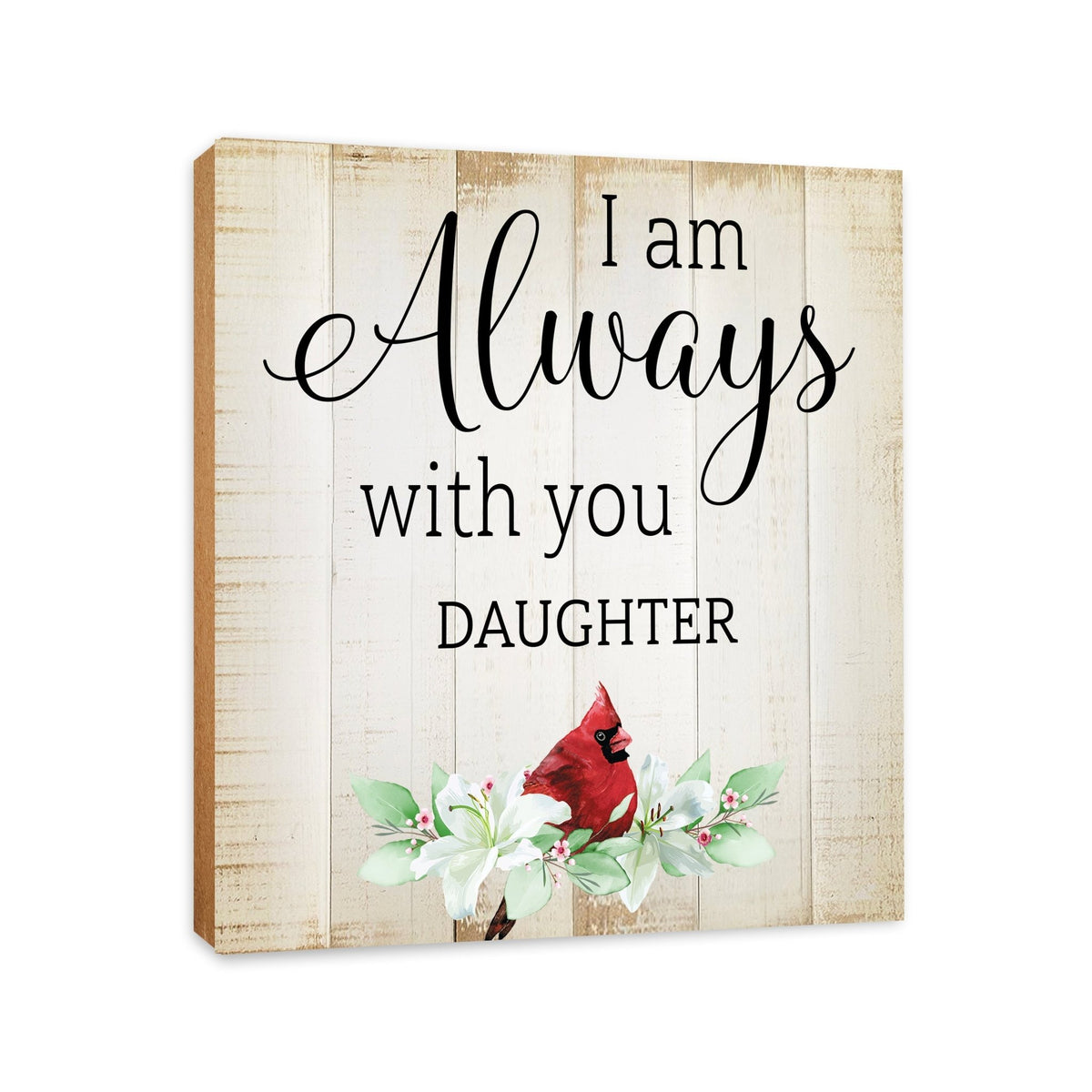 Wooden Memorial Shelf Décor and Tabletop Signs for Loss of Loved One - LifeSong Milestones