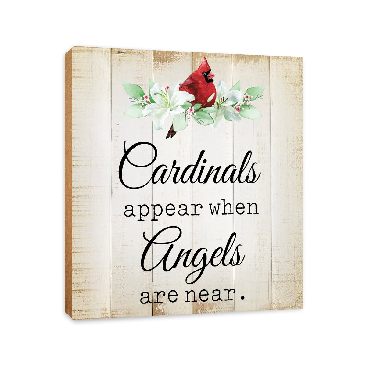 Wooden Memorial Shelf Décor and Tabletop Signs for Loss of Loved One - LifeSong Milestones