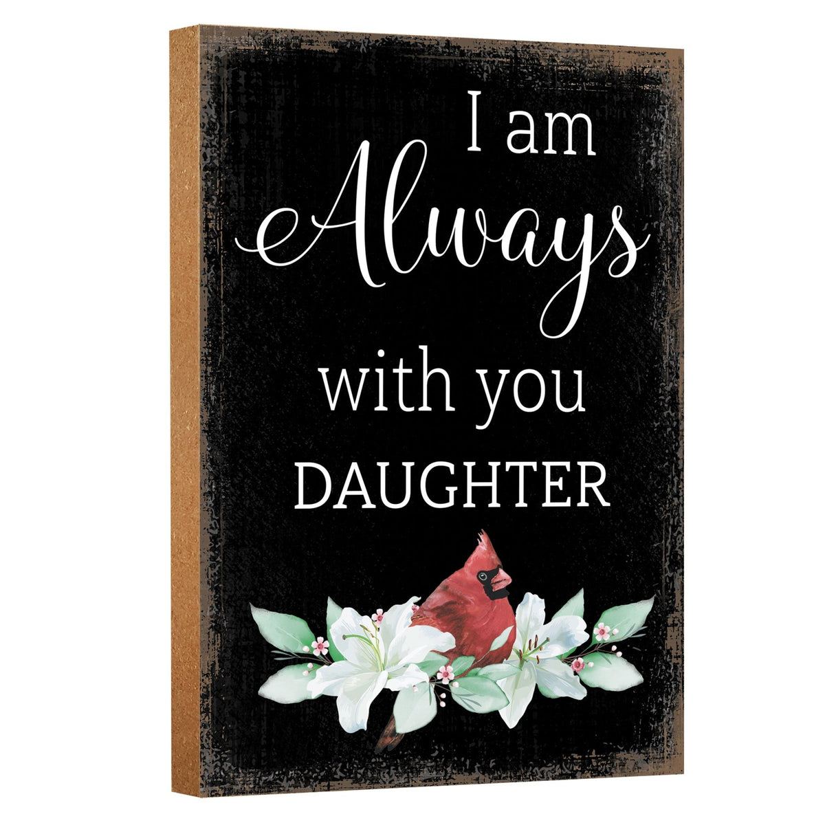 Wooden Memorial Shelf Décor and Tabletop Signs for Loss of Loved One - LifeSong Milestones