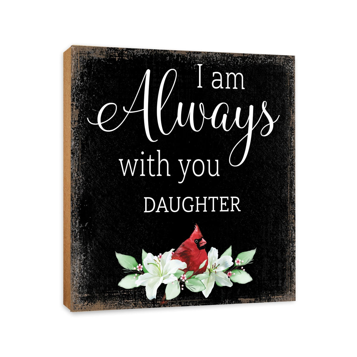 Wooden Memorial Shelf Décor and Tabletop Signs for Loss of Loved One - LifeSong Milestones