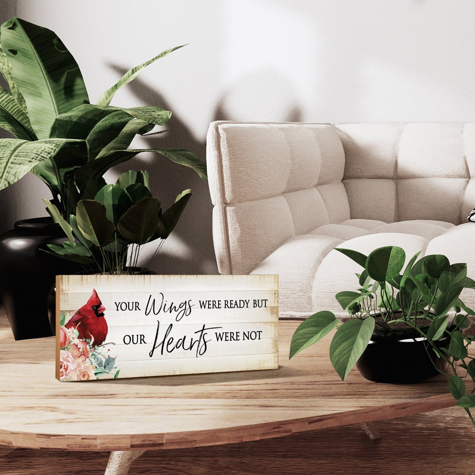 Wooden Memorial Shelf Décor and Tabletop Signs Sympathy Gifts - LifeSong Milestones