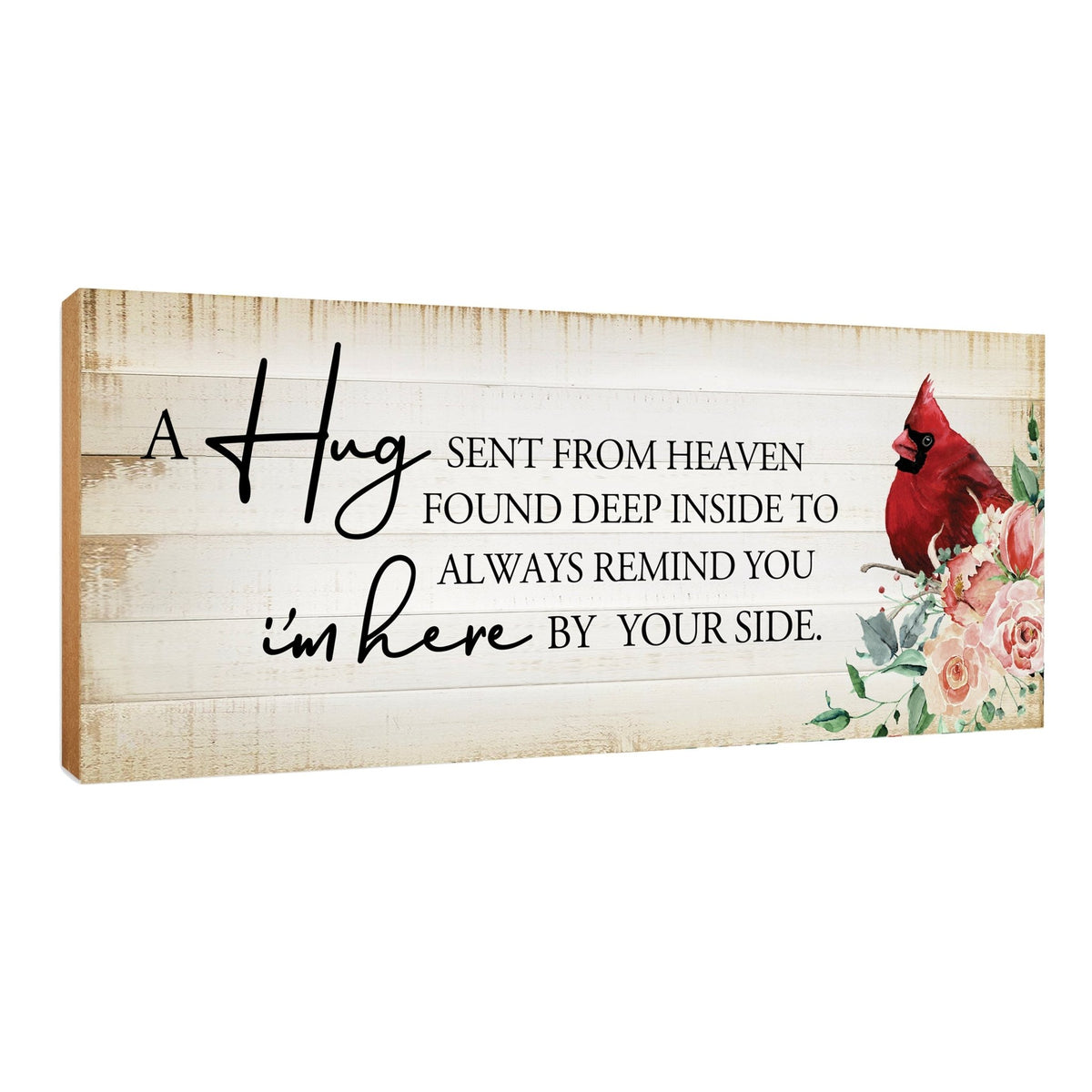 Wooden Memorial Shelf Décor and Tabletop Signs Sympathy Gifts - LifeSong Milestones