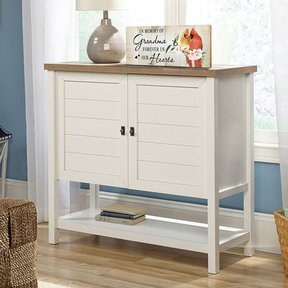 Wooden Memorial Shelf Décor and Tabletop Signs Sympathy Gifts - LifeSong Milestones