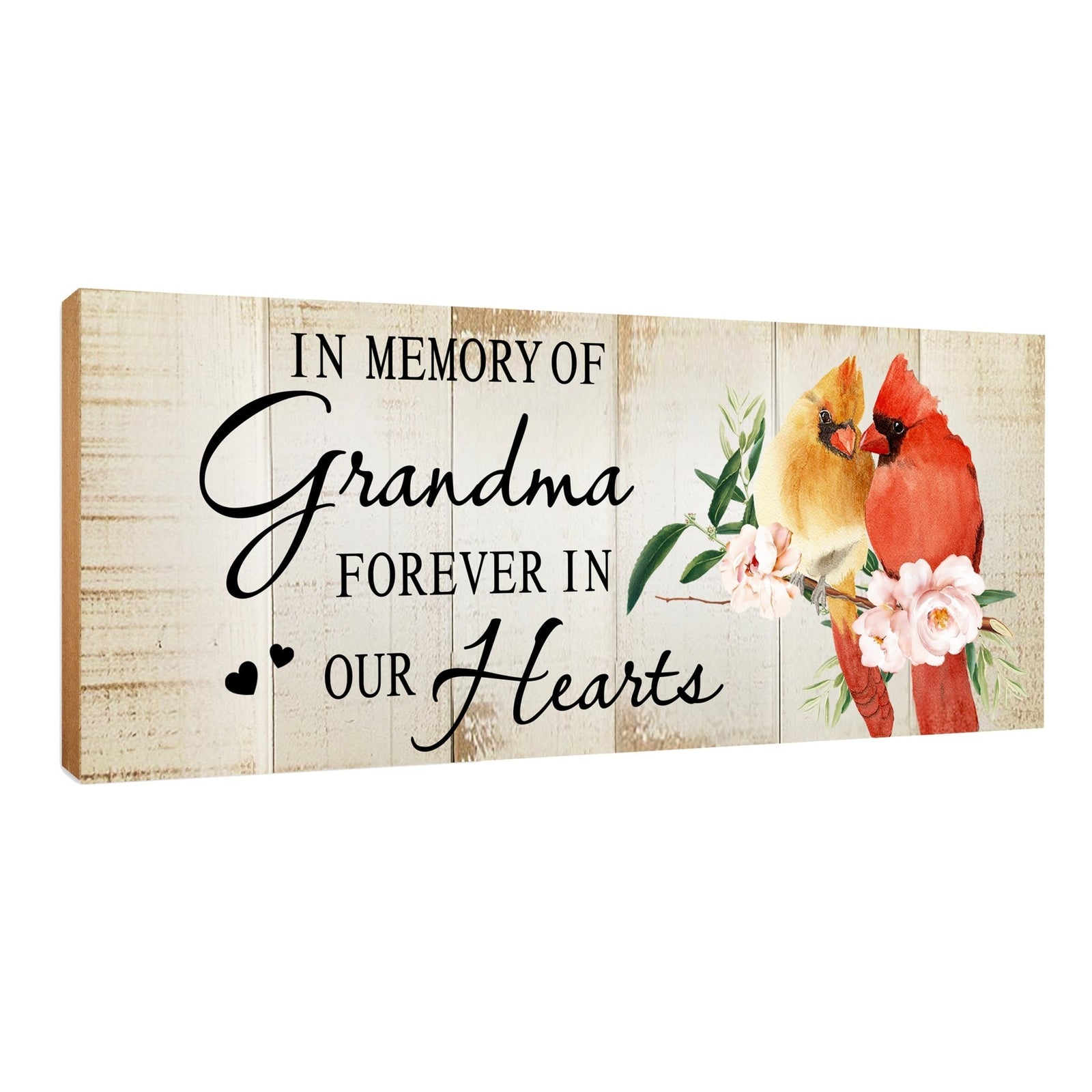 Wooden Memorial Shelf Décor and Tabletop Signs Sympathy Gifts - LifeSong Milestones