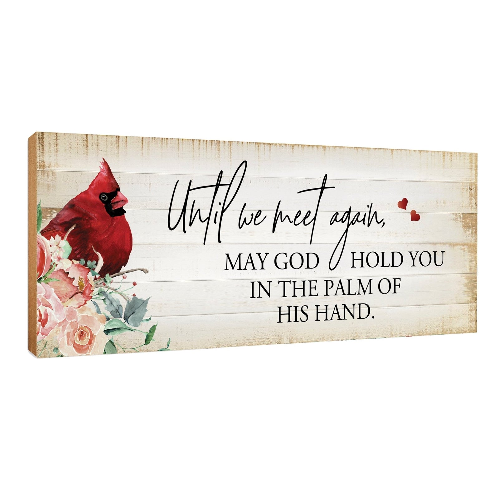 Wooden Memorial Shelf Décor and Tabletop Signs Sympathy Gifts - LifeSong Milestones