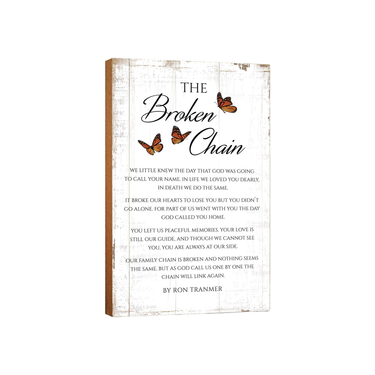 Wooden Memorial Wall Plaque for Loss of Loved One - LifeSong Milestones