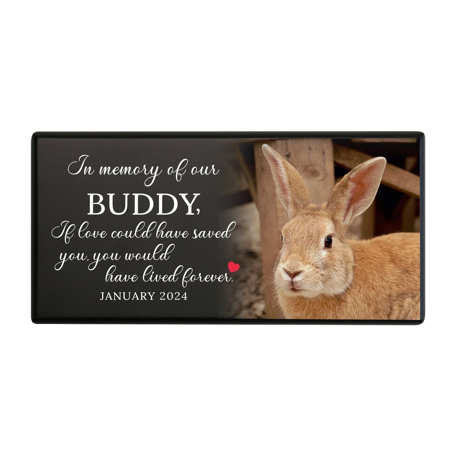 Wooden Pet Urns for Ashes – Custom Engraved Pet Urn Box with Photo Frame - If Love Could Have Saved - LifeSong Milestones