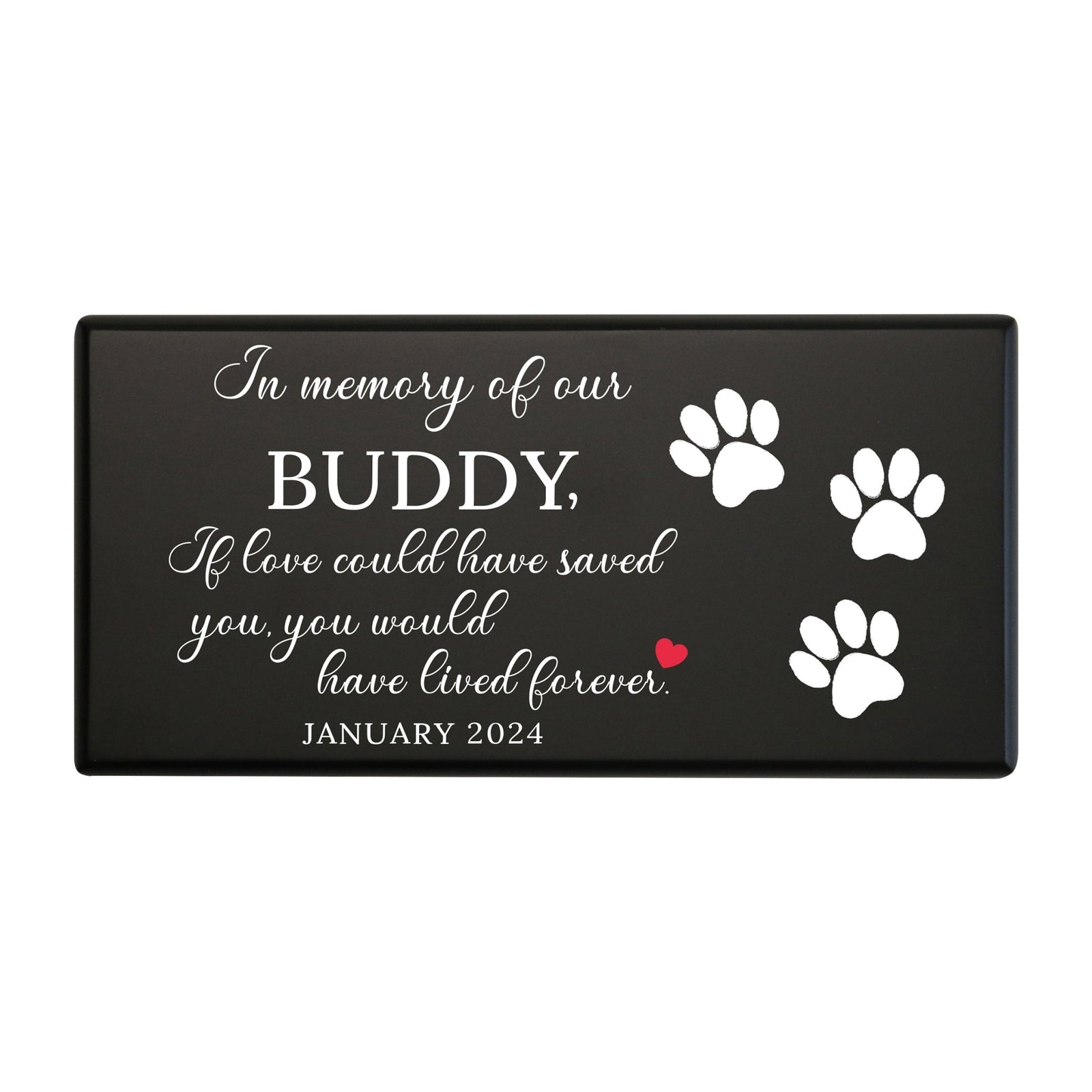 Wooden Pet Urns for Ashes – Custom Engraved Pet Urn Box with Photo Frame - If Love Could Have Saved - LifeSong Milestones