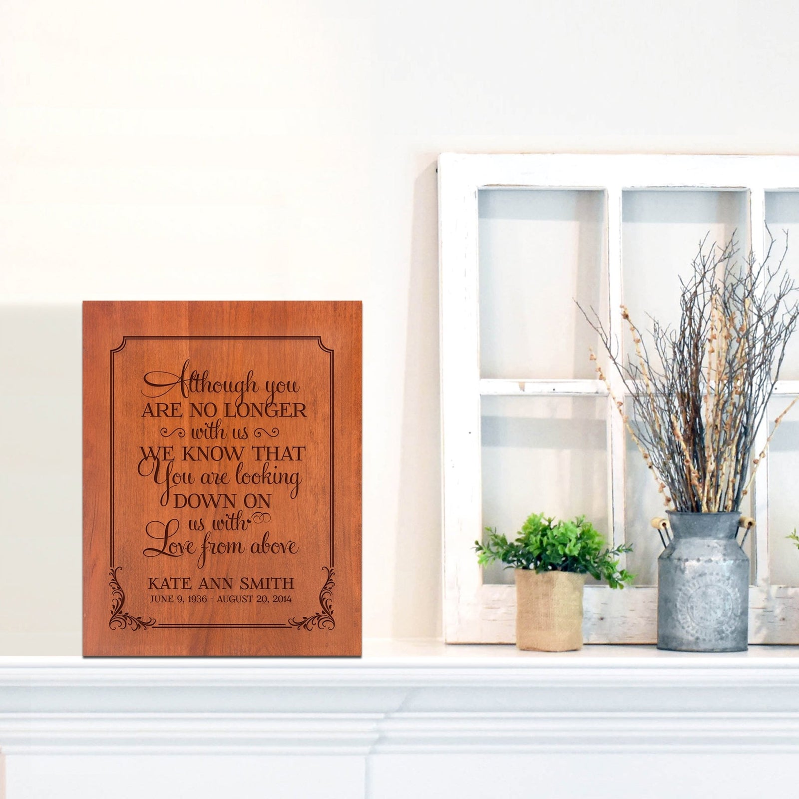 Custom Unique Wooden Memorial Keepsake Urn Box for Adults Ashes