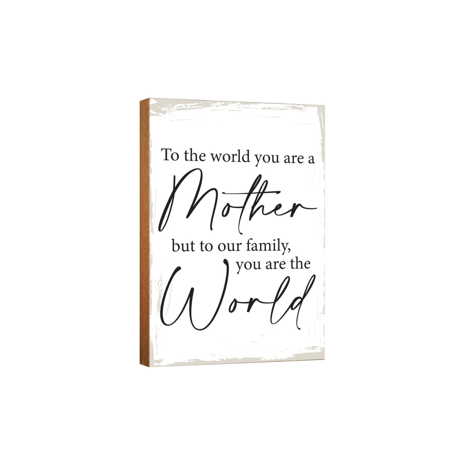 Wooden Shelf and Tabletop Home Decor Gift for Mother’s Day - LifeSong Milestones