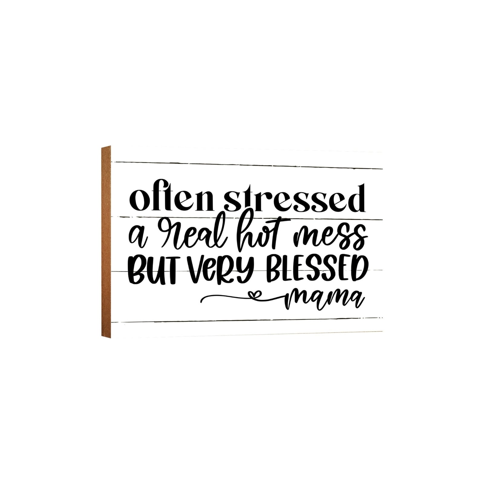 Wooden Shelf and Tabletop Home Decor Gift for Mother’s Day - LifeSong Milestones