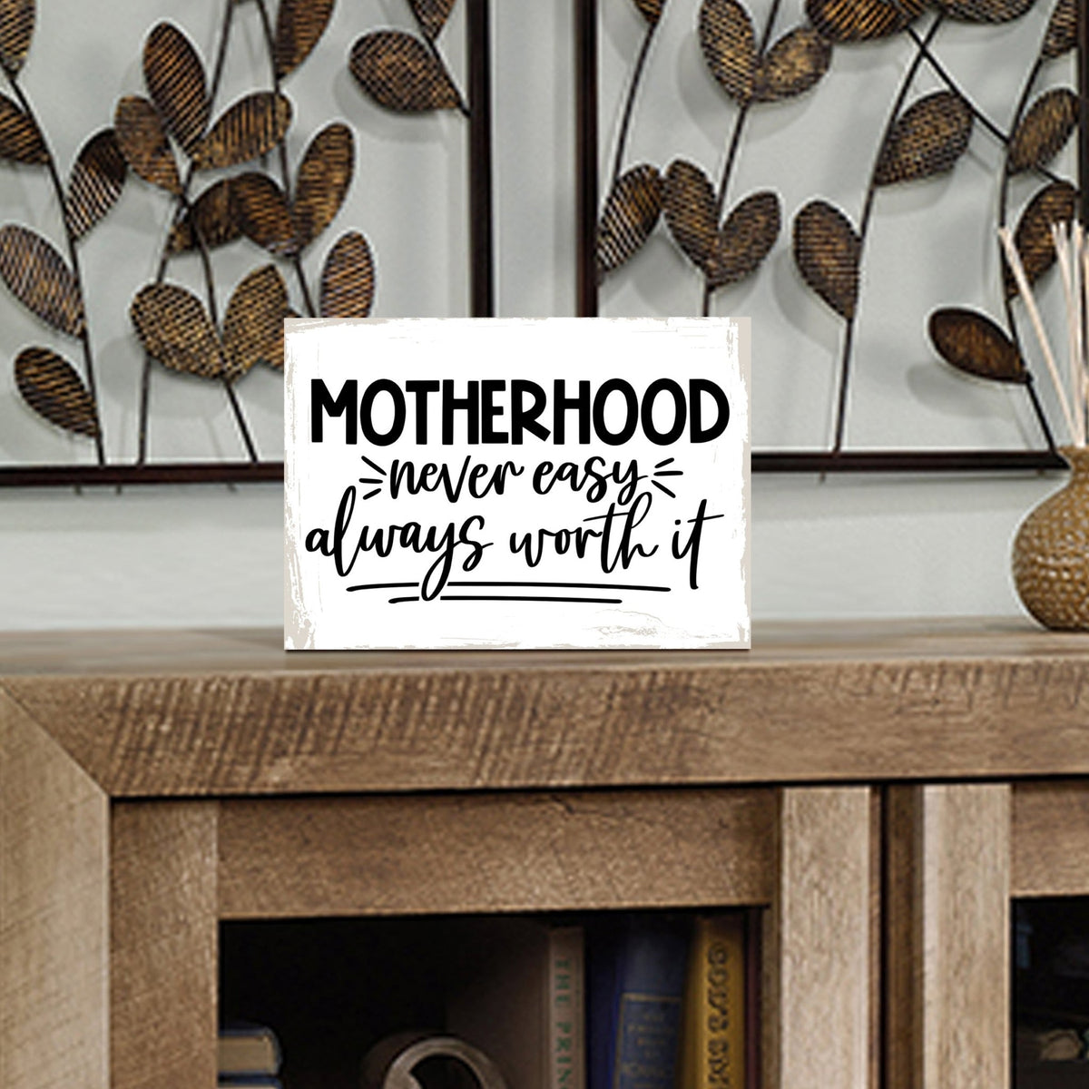 Wooden Shelf and Tabletop Home Decor Gift for Mother’s Day - LifeSong Milestones