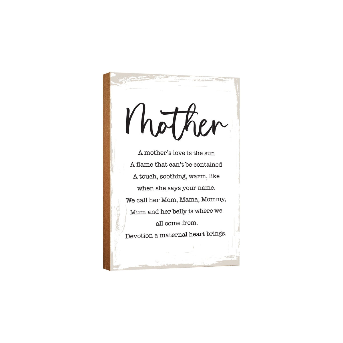 Wooden Shelf and Tabletop Home Decor Gift for Mother’s Day - LifeSong Milestones