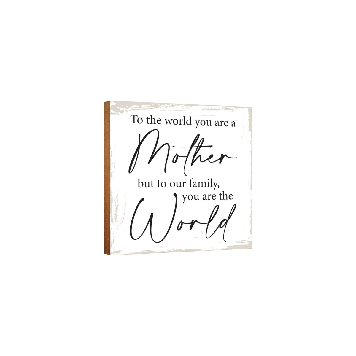 Wooden Shelf Decor and Tabletop Signs Gift for Mother’s Day - LifeSong Milestones
