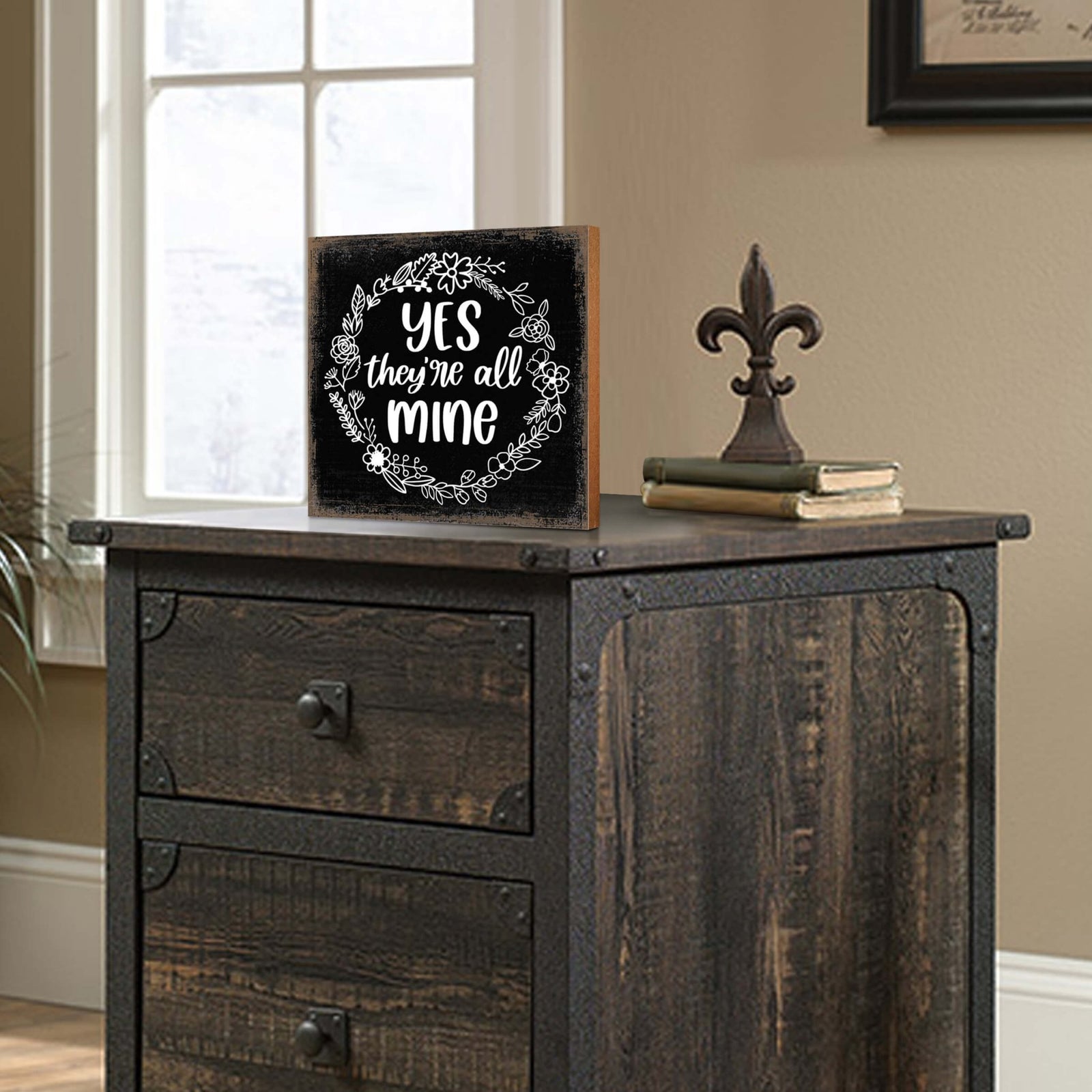 Wooden Shelf Decor and Tabletop Signs Gift for Mother’s Day - LifeSong Milestones