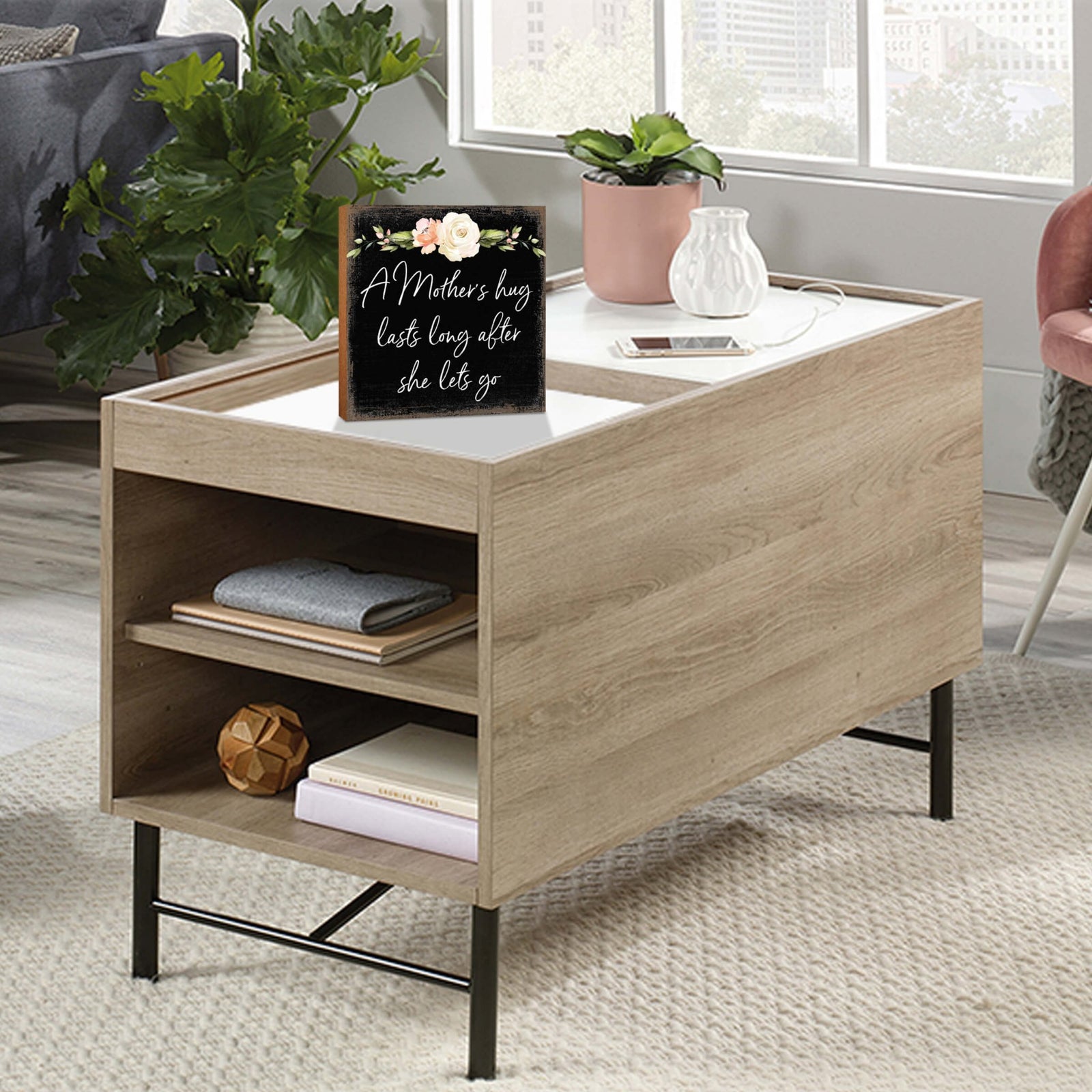 Wooden Shelf Decor and Tabletop Signs Gift for Mother’s Day - LifeSong Milestones