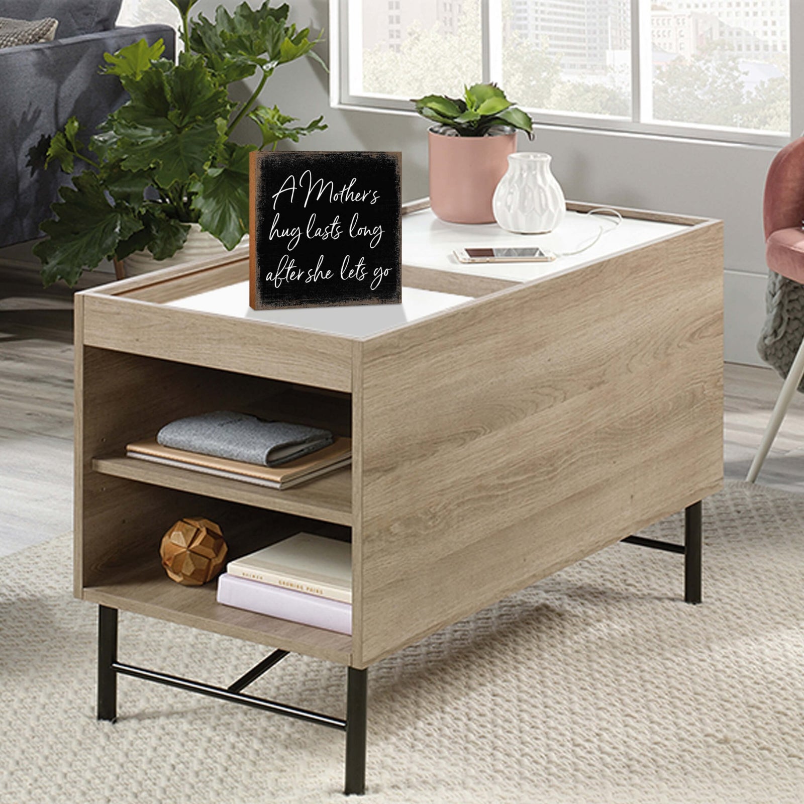 Wooden Shelf Decor and Tabletop Signs Gift for Mother’s Day - LifeSong Milestones