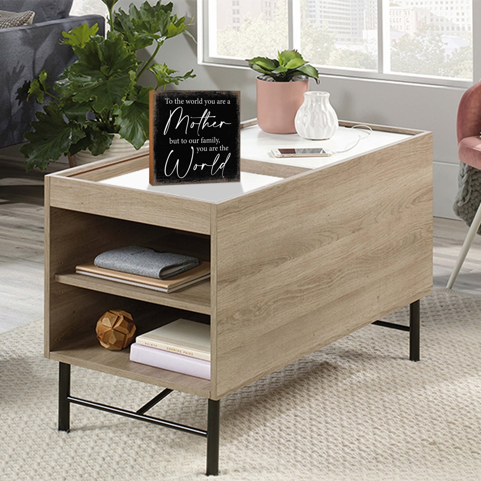 Wooden Shelf Decor and Tabletop Signs Gift for Mother’s Day - LifeSong Milestones
