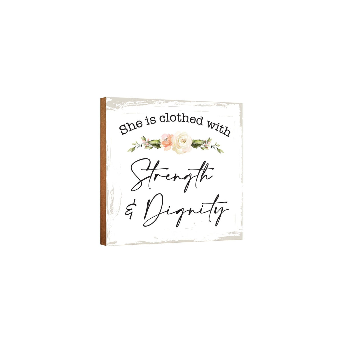 Wooden Shelf Decor and Tabletop Signs Gift for Mother’s Day - LifeSong Milestones