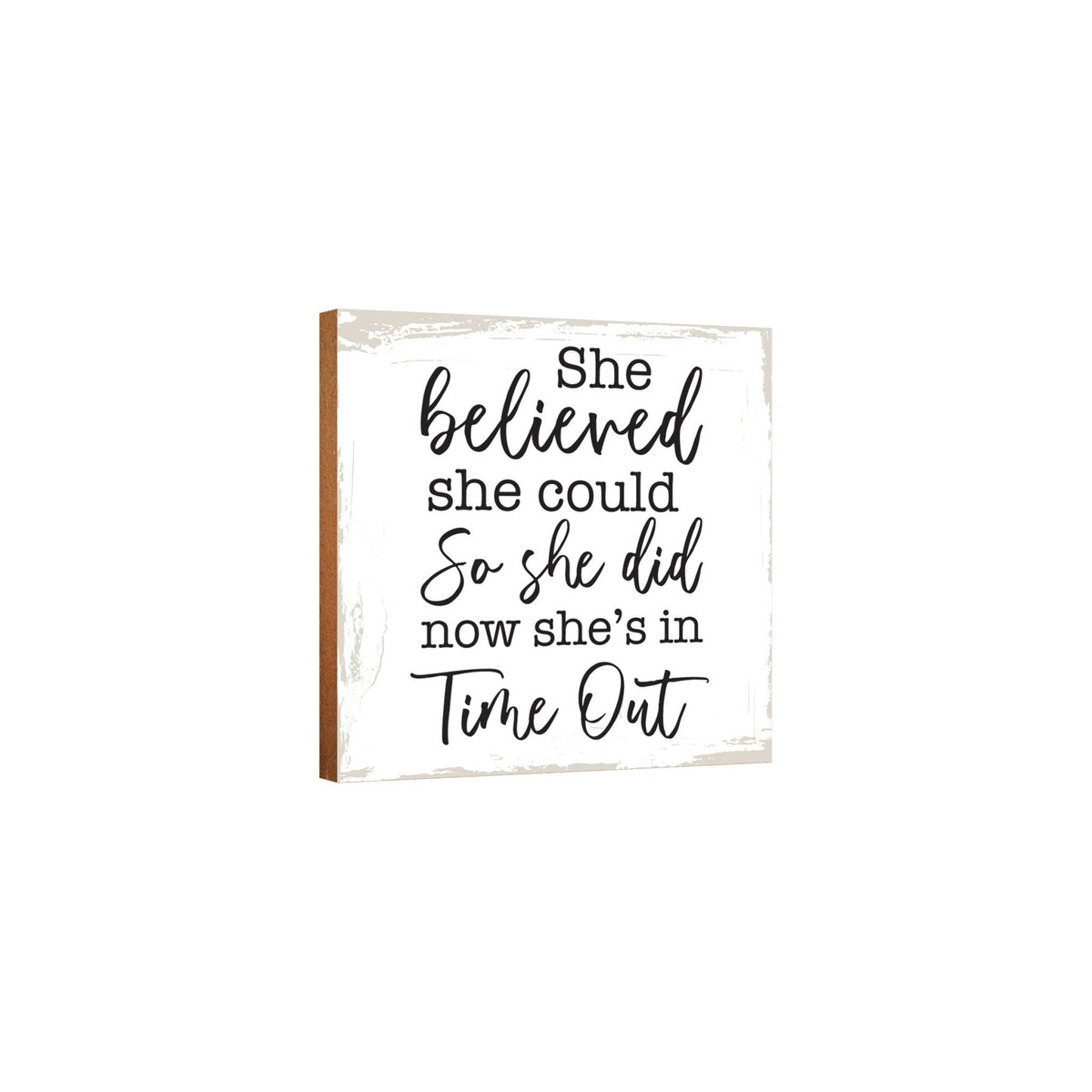 Wooden Shelf Decor and Tabletop Signs Gift for Mother’s Day - LifeSong Milestones