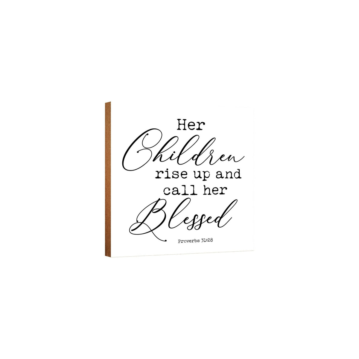 Wooden Shelf Decor and Tabletop Signs Gift for Mother’s Day - LifeSong Milestones
