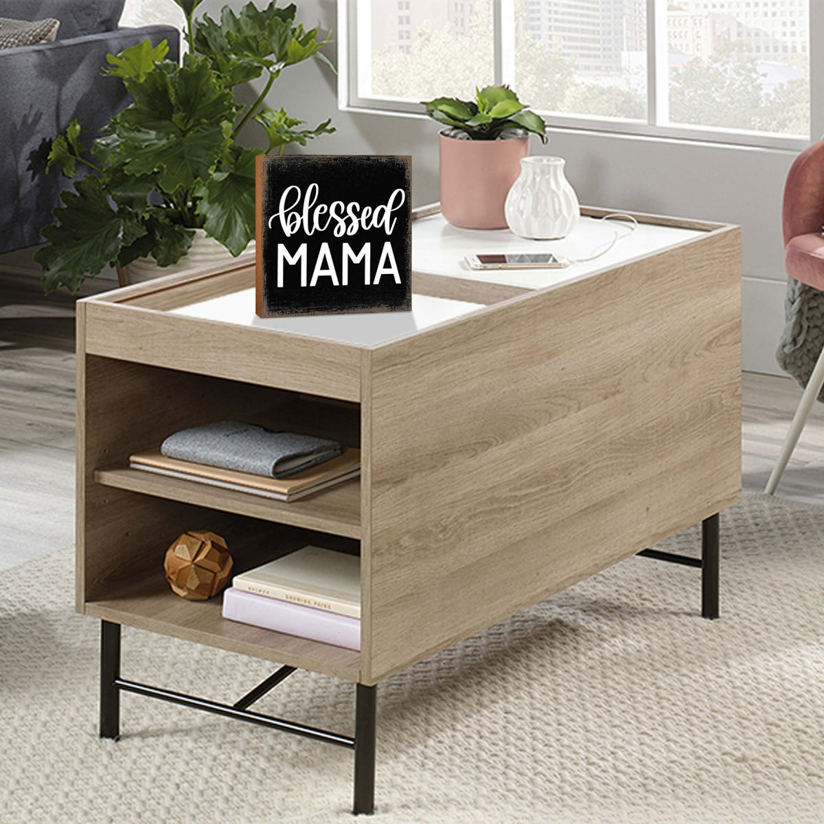 Wooden Shelf Decor and Tabletop Signs Gift for Mother’s Day - LifeSong Milestones