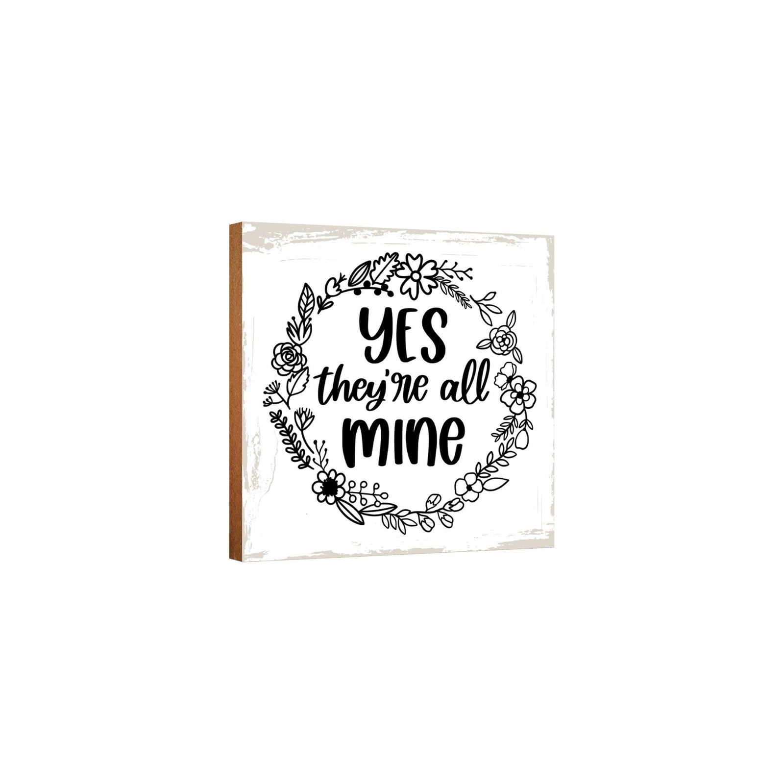 Wooden Shelf Decor and Tabletop Signs Gift for Mother’s Day - LifeSong Milestones