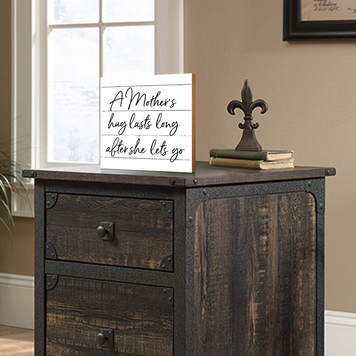 Wooden Shelf Decor and Tabletop Signs Gift for Mother’s Day - LifeSong Milestones