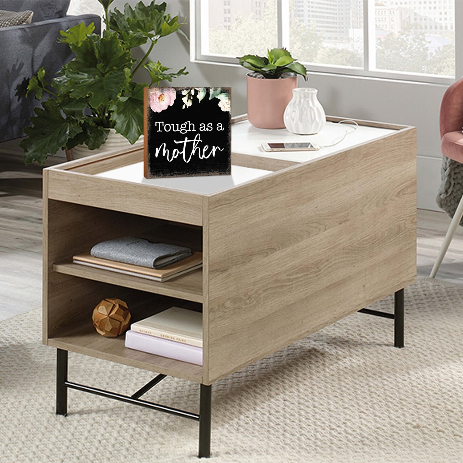 Wooden Shelf Decor and Tabletop Signs Gift for Mother’s Day - LifeSong Milestones