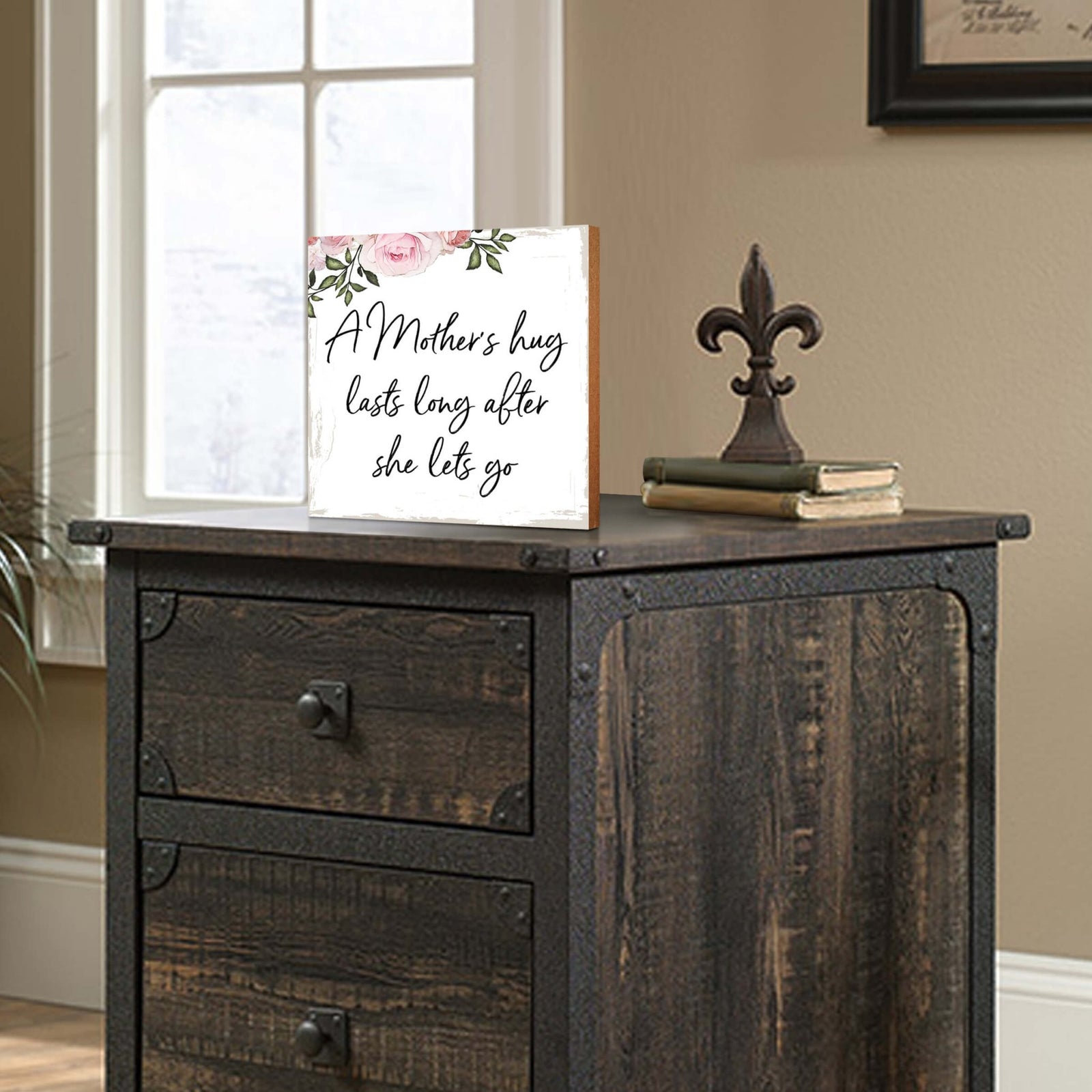 Wooden Shelf Decor and Tabletop Signs Gift for Mother’s Day - LifeSong Milestones