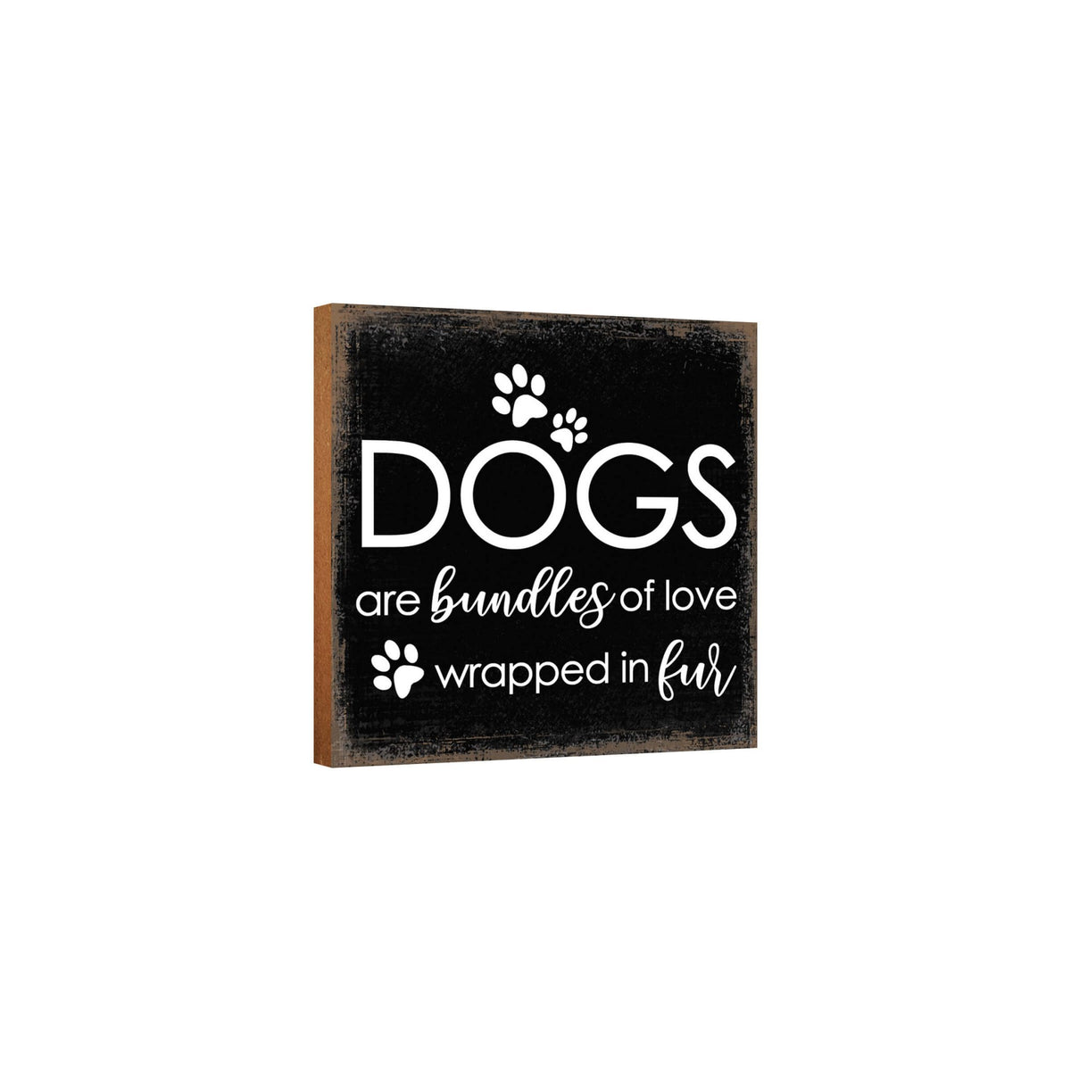 Wooden Shelf Decor and Tabletop Signs with Pet Verses - Bundles of Love - LifeSong Milestones