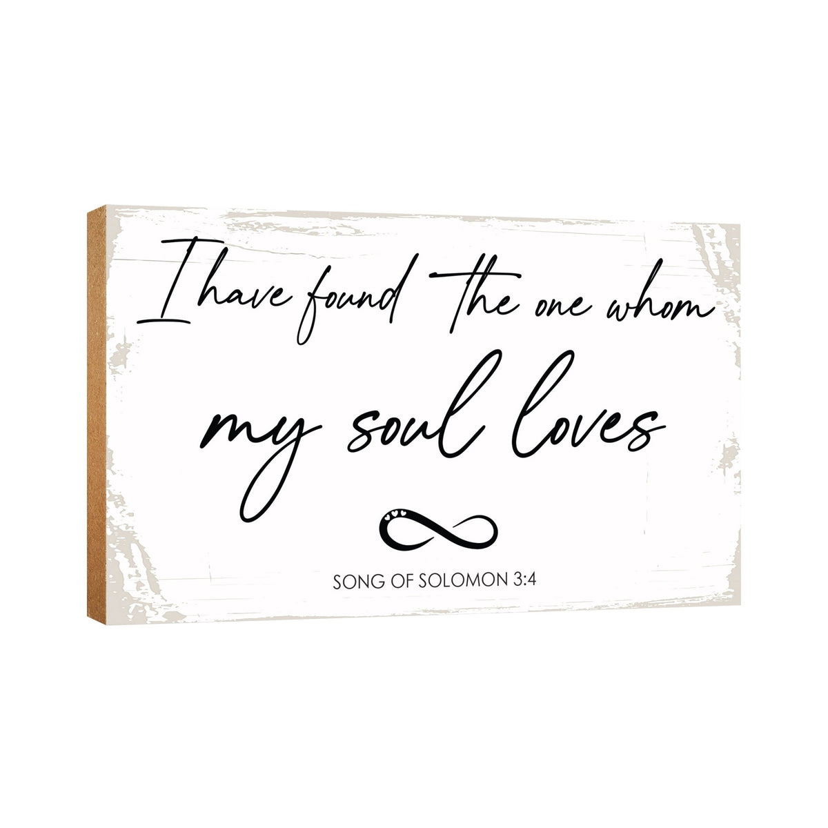 Wooden Table Top and Shelf Décor Gift for Husband or Boyfriend - LifeSong Milestones