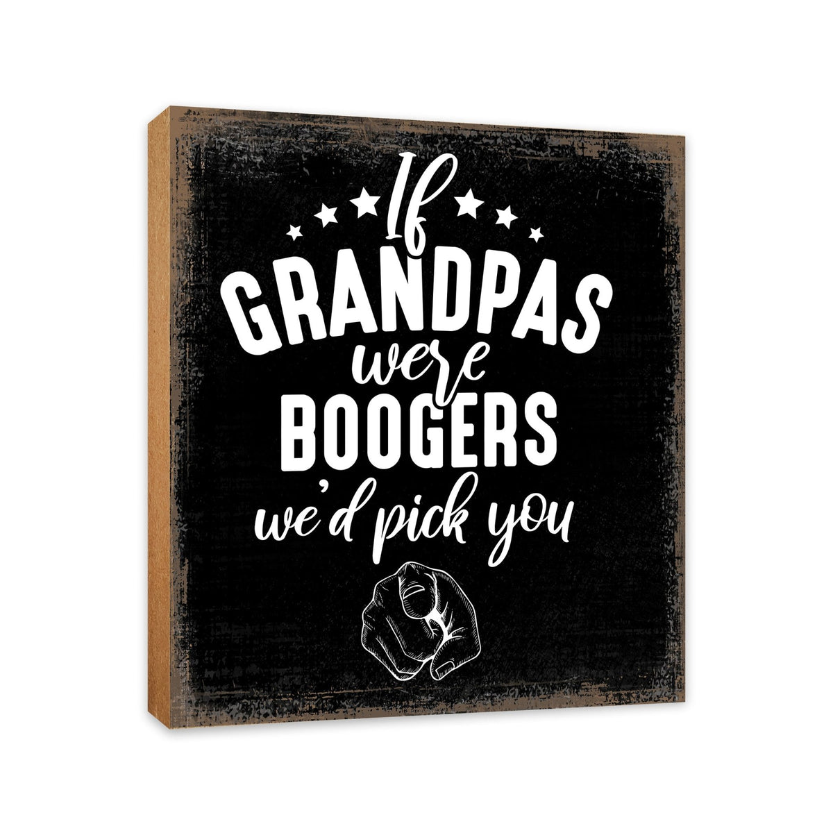 Wooden Table Top and Shelf Home Décor Gift for Grandfather - LifeSong Milestones