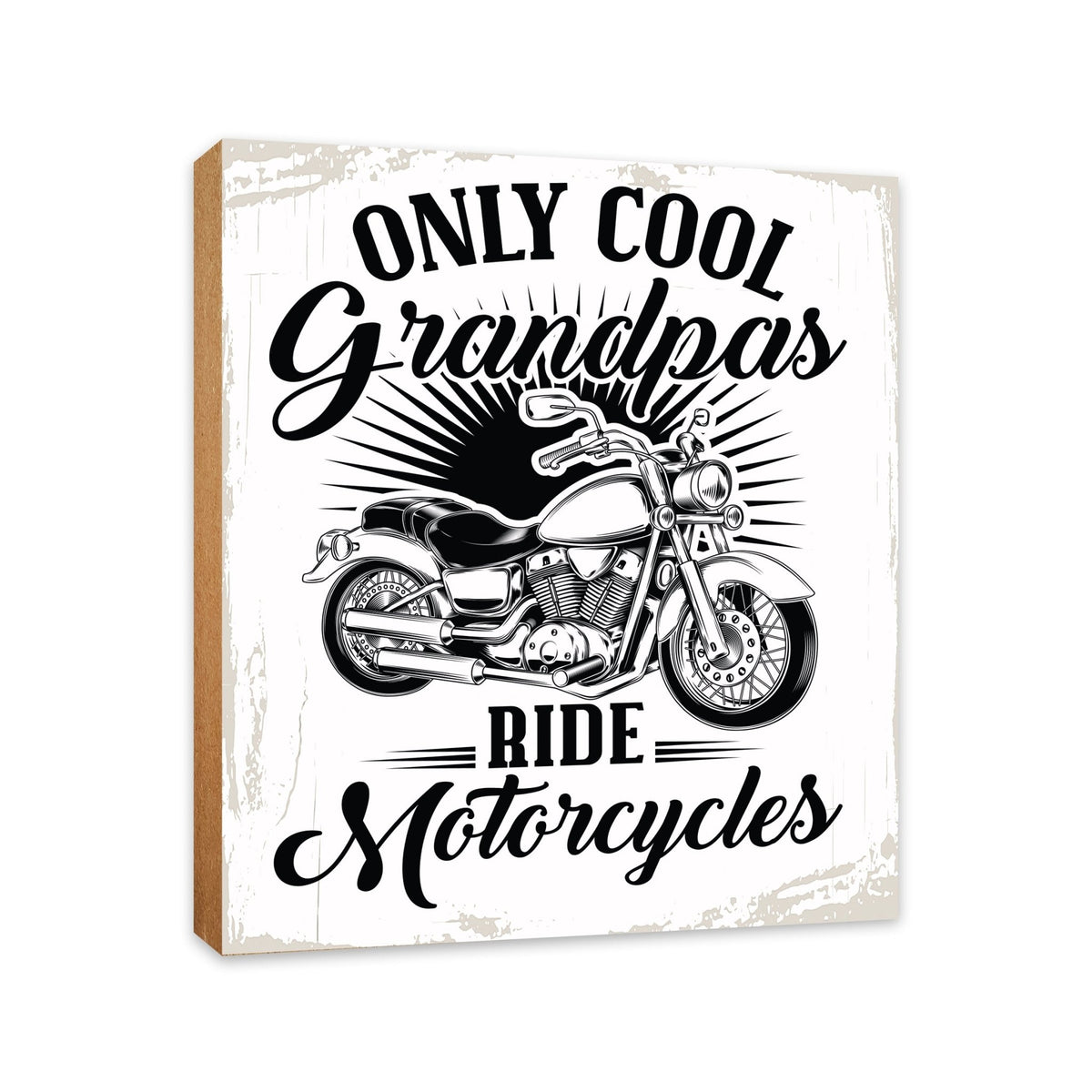 Wooden Table Top and Shelf Home Décor Gift for Grandfather - LifeSong Milestones