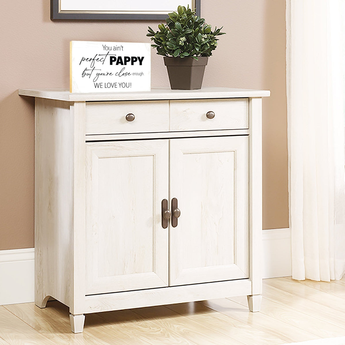 Wooden Table Top and Shelf Home Décor Gift for Grandfather - You Ain't Perfect - LifeSong Milestones