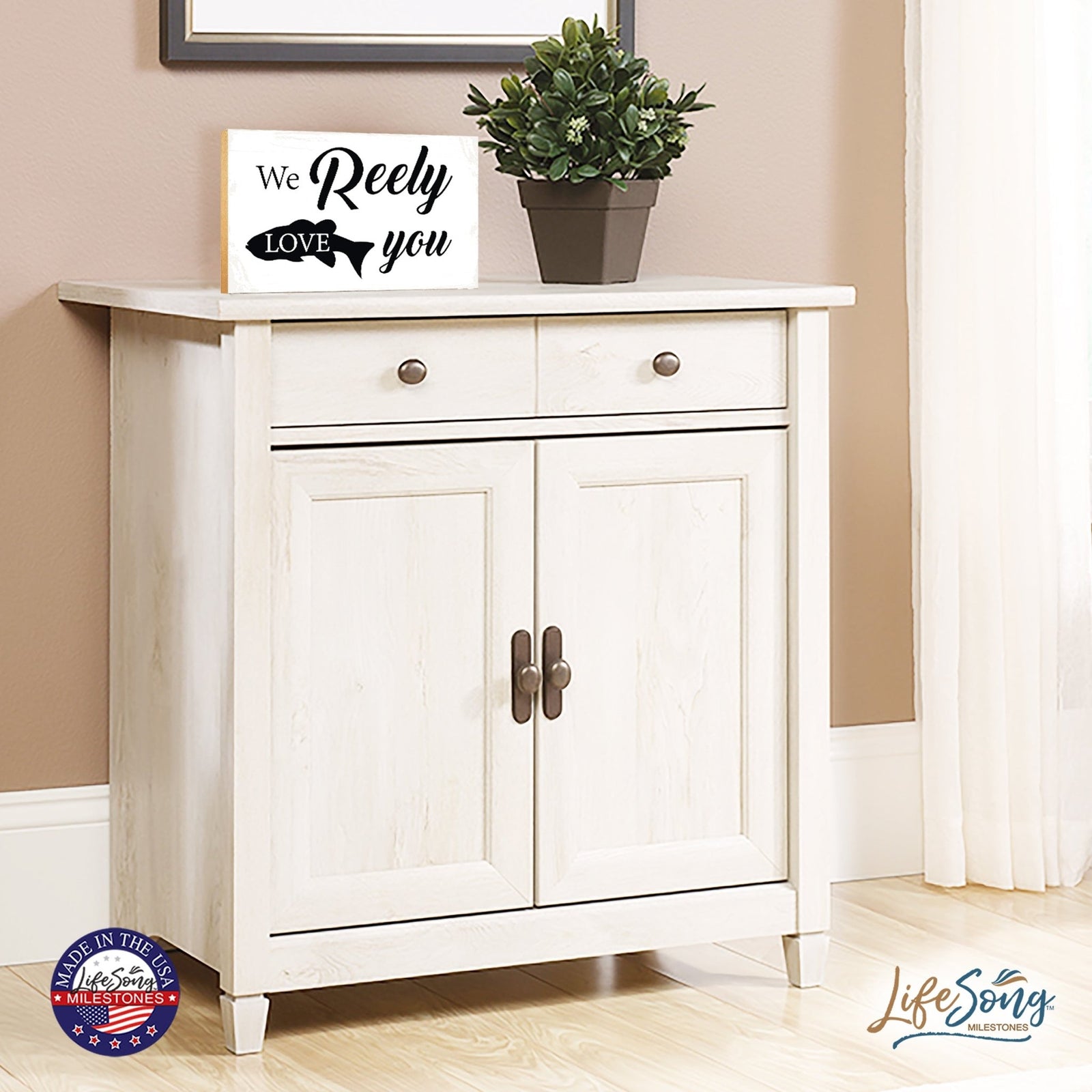 Wooden Tabletop and Unique Shelf Décor Gift for Dad - LifeSong Milestones