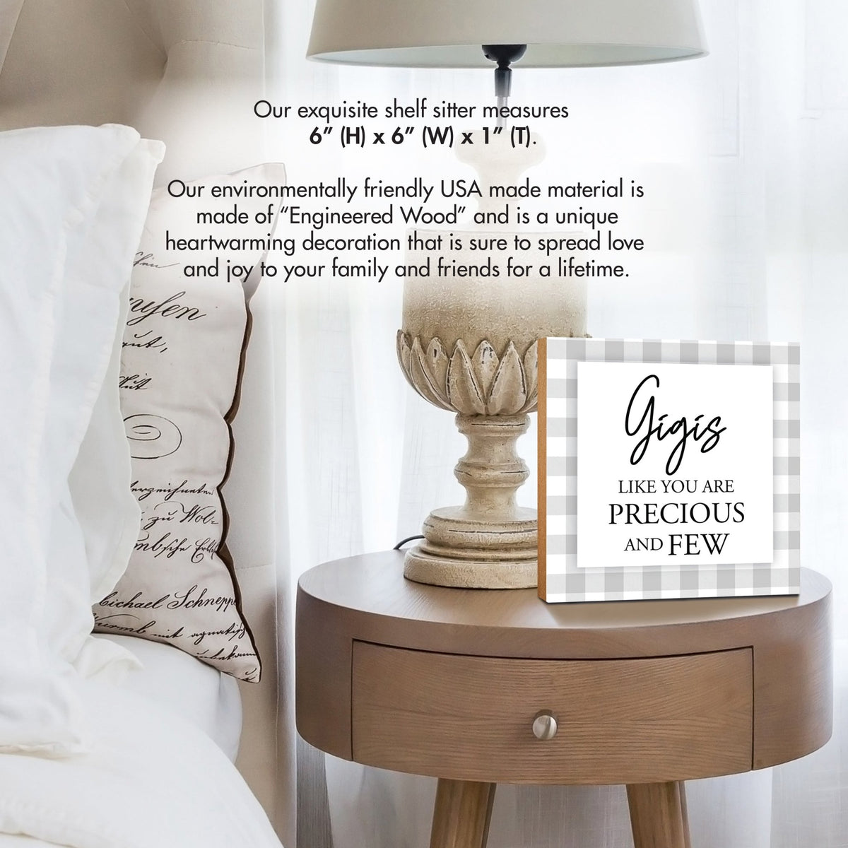 Wooden Unique Shelf Decor and Table Top Signs for Grandmother - Like You Are Precious - LifeSong Milestones
