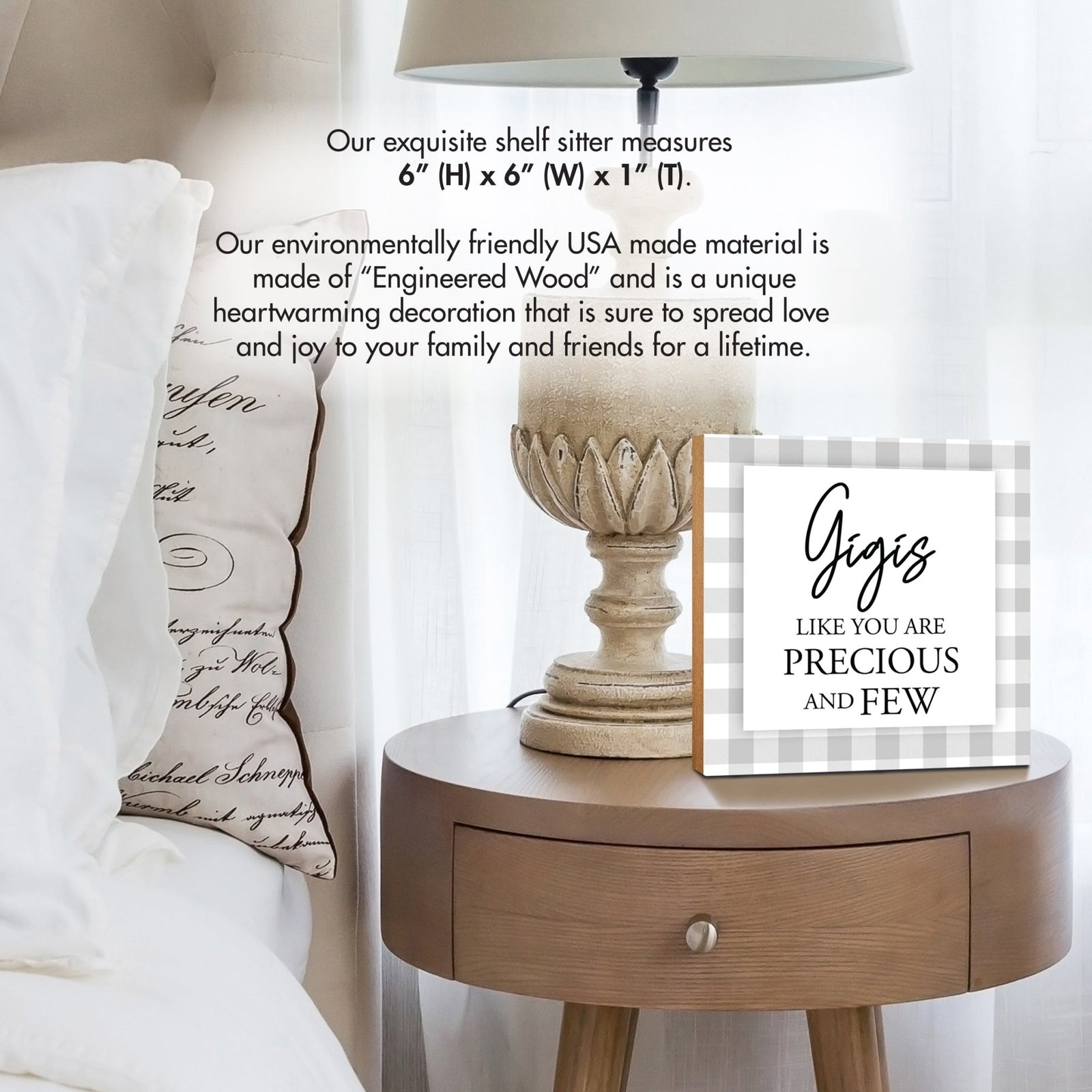 Wooden Unique Shelf Decor and Table Top Signs for Grandmother - Like You Are Precious - LifeSong Milestones