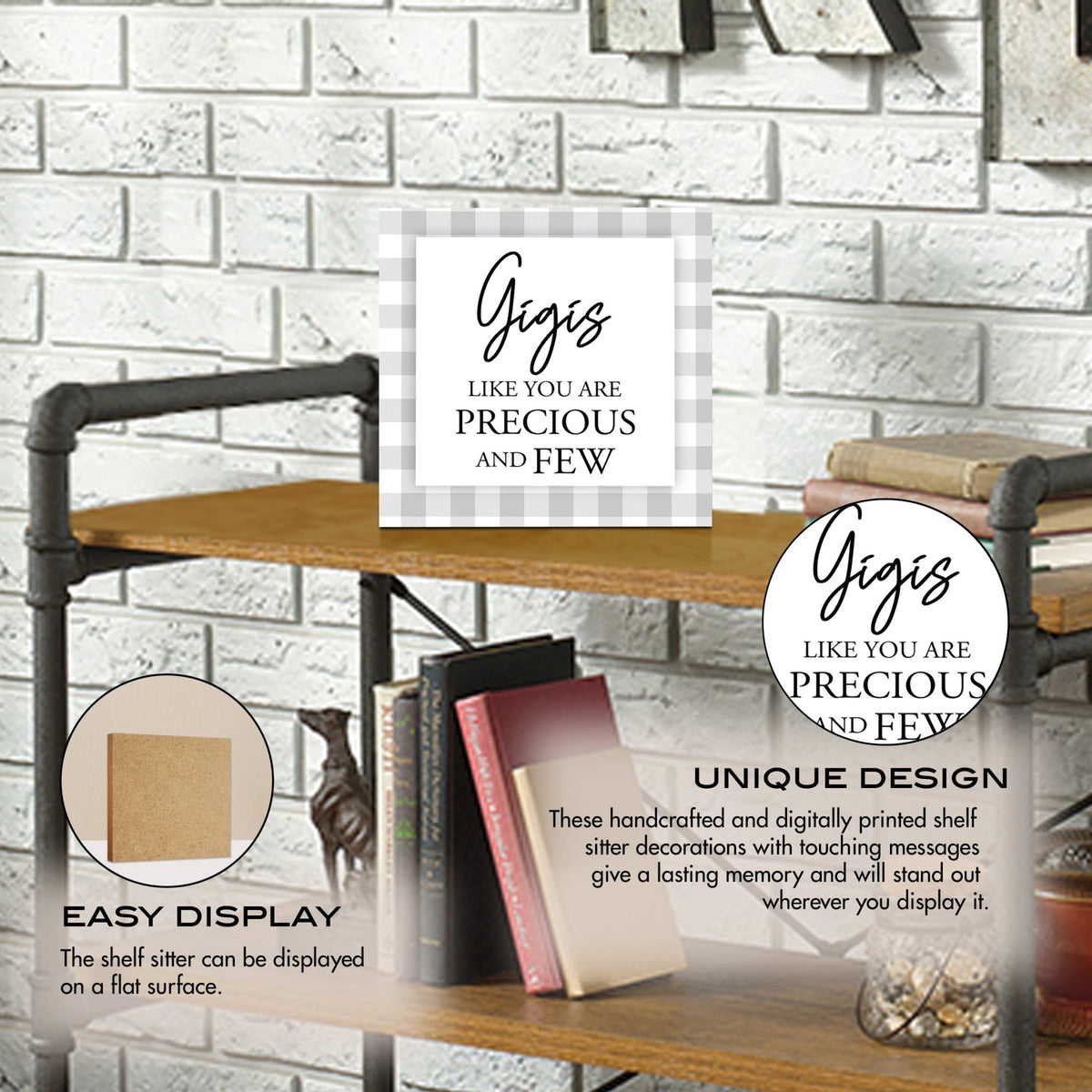 Wooden Unique Shelf Decor and Table Top Signs for Grandmother - Like You Are Precious - LifeSong Milestones