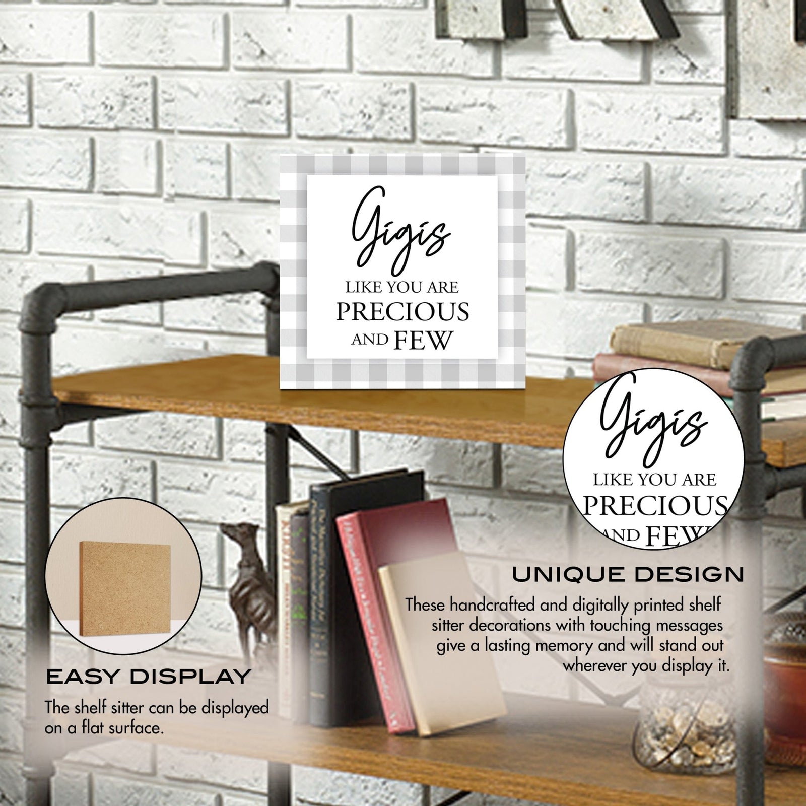 Wooden Unique Shelf Decor and Table Top Signs for Grandmother - Like You Are Precious - LifeSong Milestones