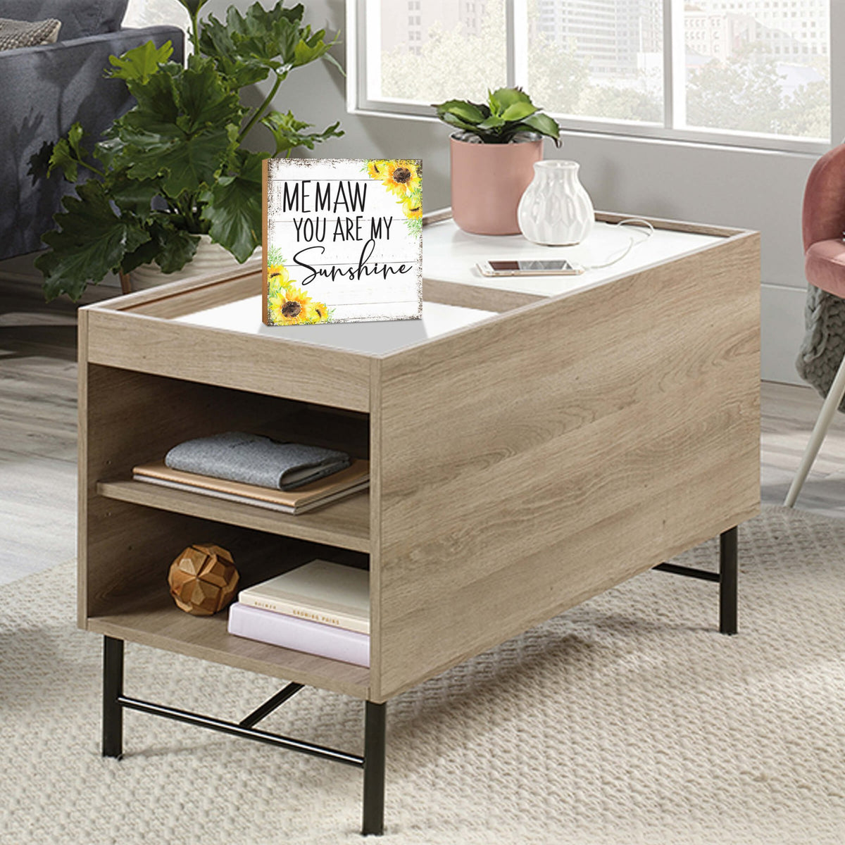 Wooden Unique Shelf Decor and Table Top Signs for Grandmother - You Are My Sunshine - LifeSong Milestones
