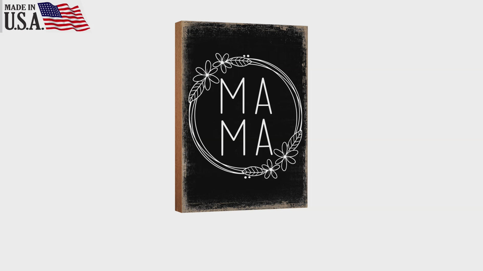 Wooden Shelf and Tabletop Home Decor Gift for Mother’s Day
