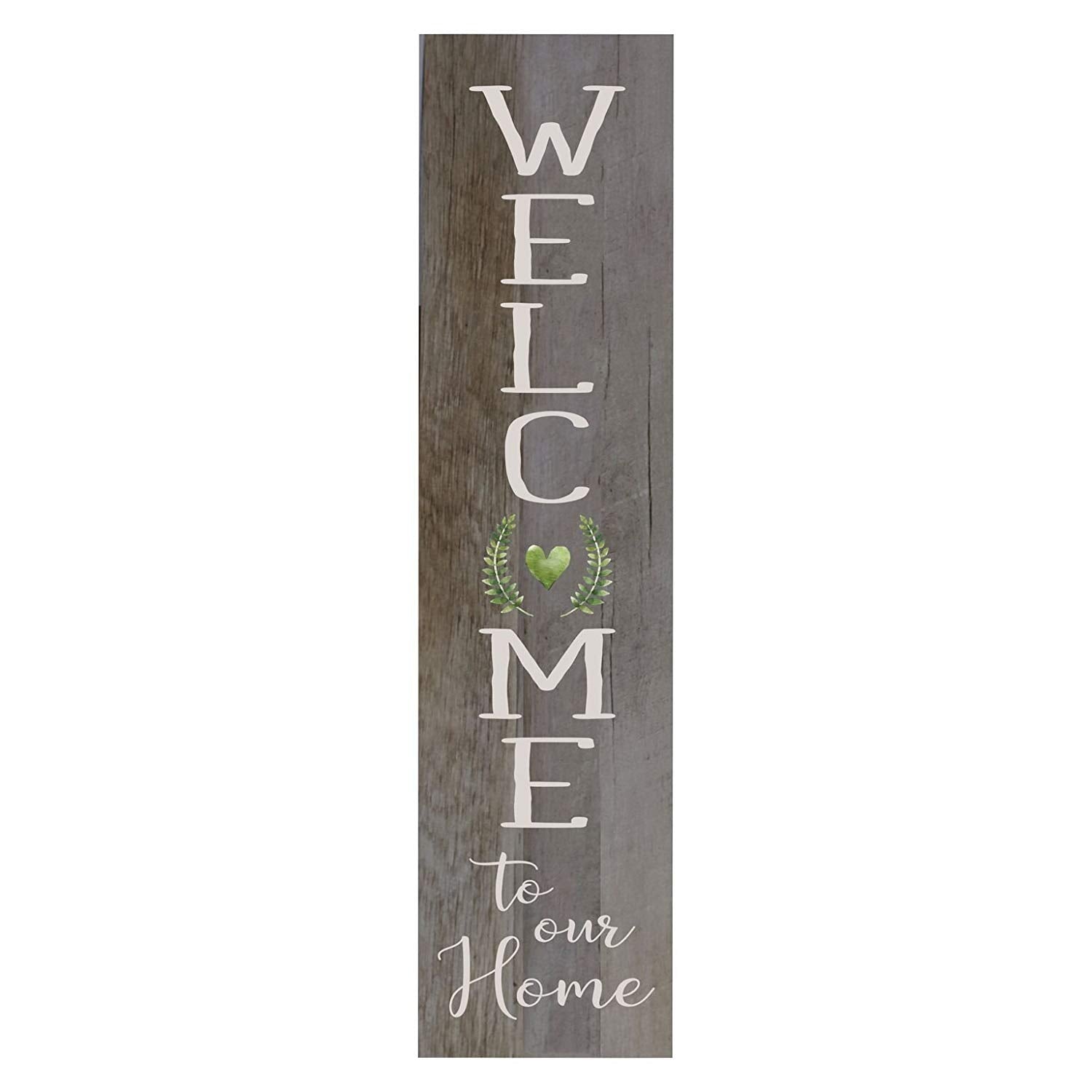 10" x 40" x .0625" Wall Plaque Barnwood Family Home Decoration Welcome Signs - LifeSong Milestones